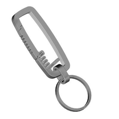 钛合金钥匙扣男士汽车钥匙圈环个性创意钥匙挂件钥匙链腰挂锁匙扣