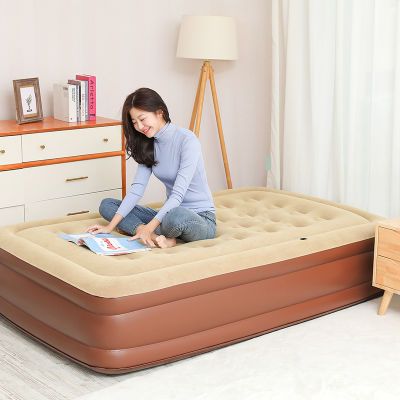 174185/充气床垫高档双层加厚气垫单人气垫床户外折叠气床家用双人懒人床