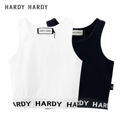 HARDY HARDY2022夏季新款修身内搭字母工字打底背心女黑白色吊带