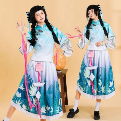 王者荣耀女COS服西施诗语江南Cosplay校园青春少女民国风全套套装