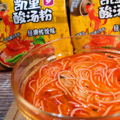 贵州凯里玉梦酸汤粉 肉沫酸汤粉 黄色袋装酸汤粉速食番茄方便米