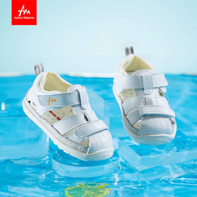 爱慕玛蒂诺婴童凉鞋女童鞋贝壳头夏季儿童凉鞋包头0-3岁婴儿凉鞋