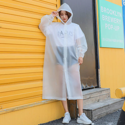 174731/时尚新款雨披雨衣全身一体式旅行徒步骑车男女通用中长款
