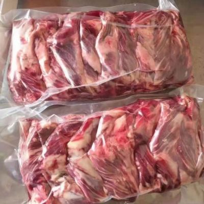 (特价)清真4斤黄牛肉腹肉条牛肋条牛肉条牛腩去骨烧烤烤肉批发