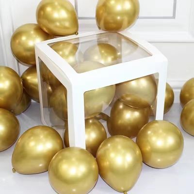 5寸10寸12寸18寸金属色气球婚房婚礼场景布置生日派对活动