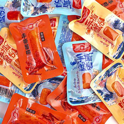 175206/好鱼道手撕蟹柳即食蟹棒散装蟹肉棒小包装网红休闲零食小吃蟹味棒