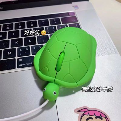 168101/多款式吃面乌龟鼠标有线男女生电脑卡通创意个性学生迷你可爱鼠标