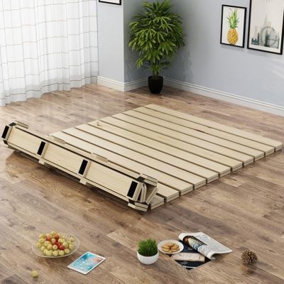 限时促销松木硬板床垫折叠排骨架铺板单人榻榻米实木床板条片