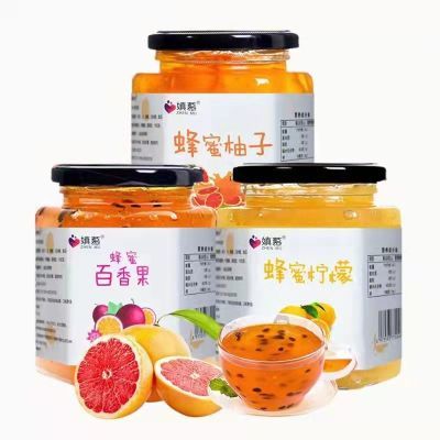 【买一送一】蜂蜜柚子茶百香果茶柠檬茶230g【5天内发货】