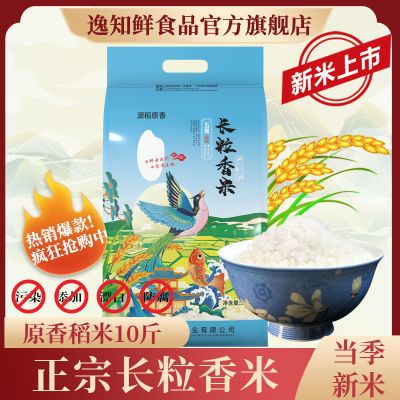 174089/五常大米长粒香米黑龙江种植基地2022年新米稻花香米10斤批发现磨