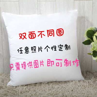 DIY照片定制抱枕来图定做真人二次元动漫创意枕头男女生日礼物
