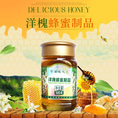 167914/洋槐蜂蜜制品500g制品早餐牛奶麦片伴侣蜂蜜水 烹饪炒菜家用瓶装