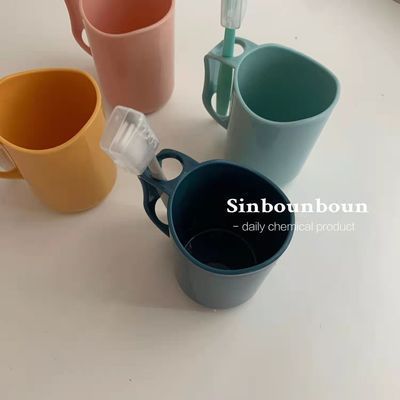 171700/漱口杯新款创意简约水杯家用马克杯杯子轻奢情侣刷牙杯带牙刷插槽
