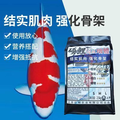 巨鲤大师超级增体锦鲤饲料增肥鱼食颗粒鱼料上浮媲美巨磷神阳包邮