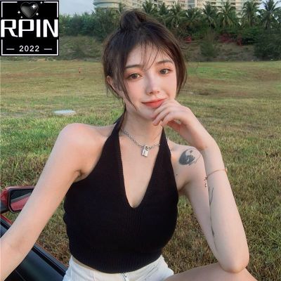 174839/RPIN针织吊带小背心女2022夏季新款挂脖性感夜店外穿内搭甜辣上衣