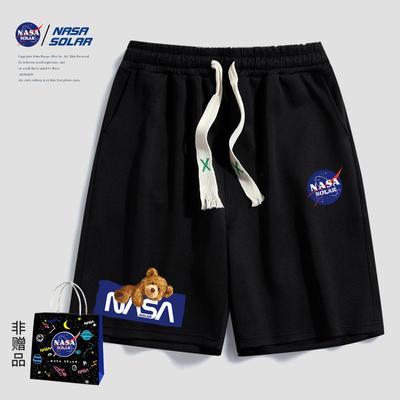 185002/NASA SOLAR联名款2022年短裤男夏季外穿运动休闲男女同款五分裤