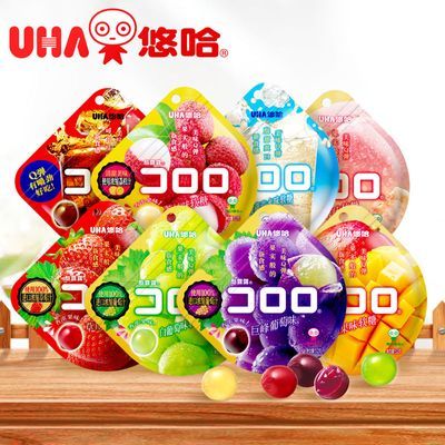176239/UHA悠哈果汁软糖5口味全系列 酷露露盒装 水果汁软糖休闲零食