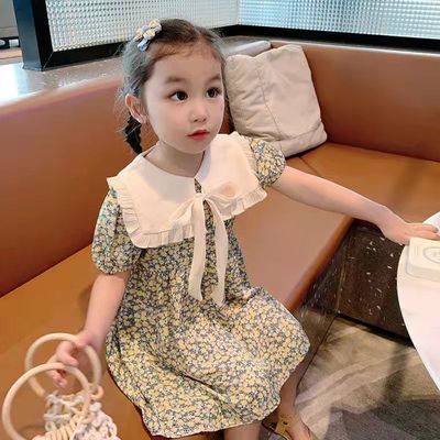 175804/2022新款女童碎花连衣裙韩版时尚宝宝裙子儿童童装女孩洋气公主裙
