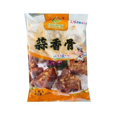 商用批发整箱10kg蒜香骨金牌猪排骨半成品冷冻猪肋条腌制餐饮油炸