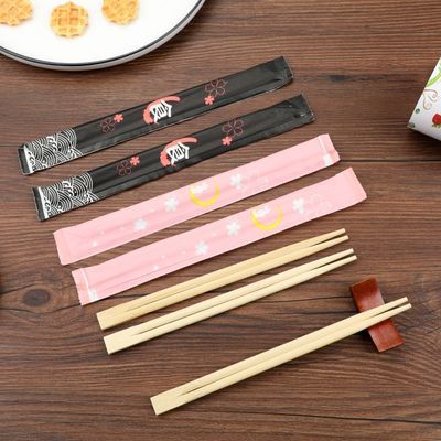 日式刺身连体寿司专用一次性竹筷便宜外卖筷子商用双生筷独立包装