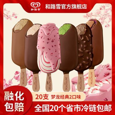 【20支】和路雪梦龙雪糕混合多口味任选冰淇淋冷饮批发全国包邮