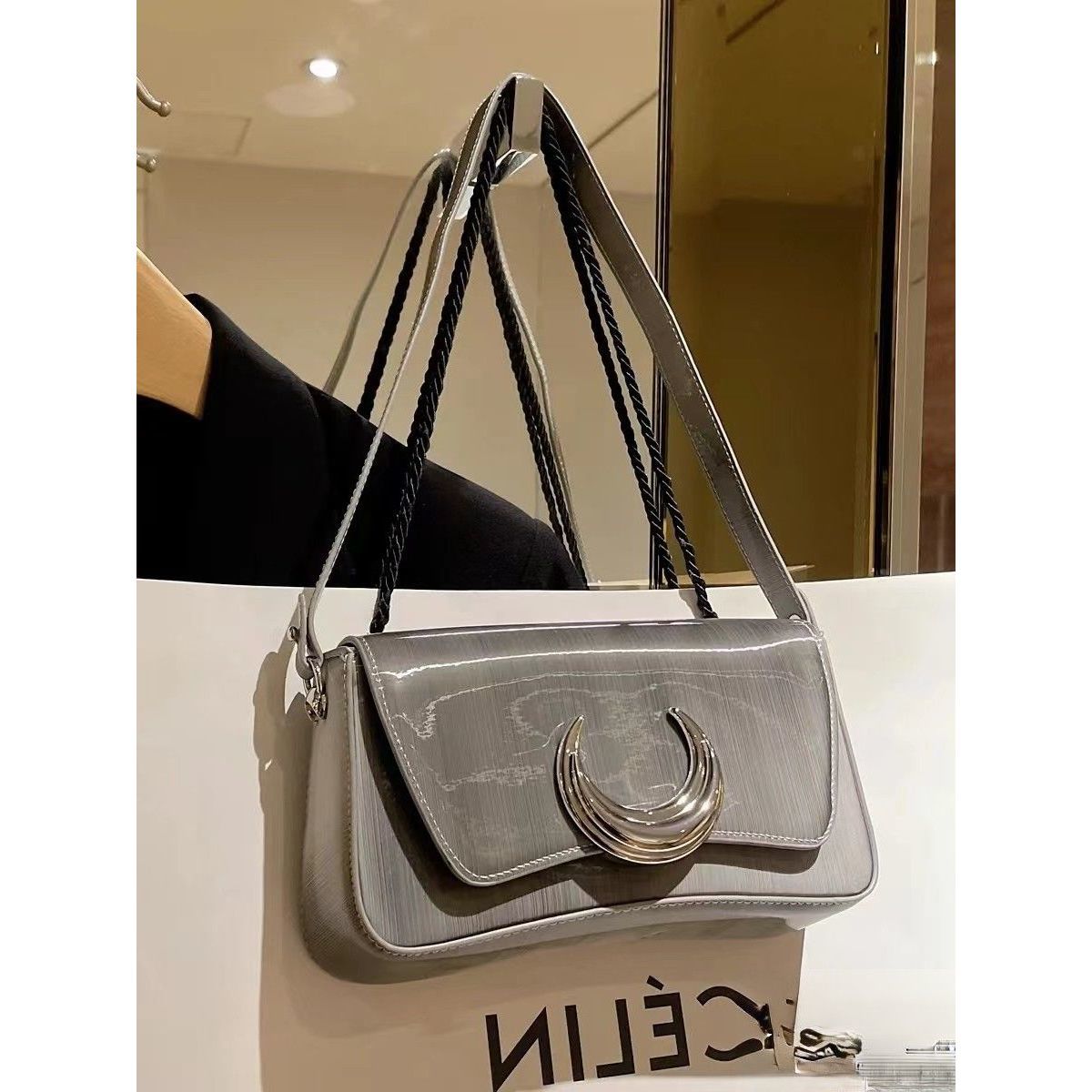 JTB Magic Moon Bag. Women's 2023 Spring and Summer New 5D Gradient Technology Advanced Messenger Bag Niche Design Underarm Bag