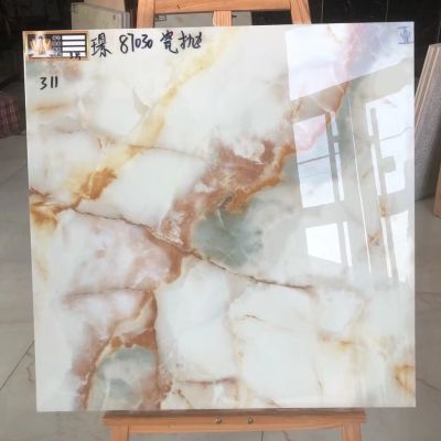 800×800瓷抛钛晶石瓷砖地面亮面防滑批发