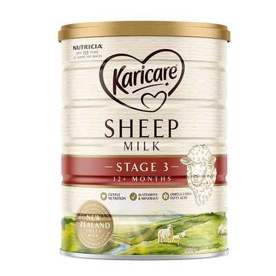 【2024年4月】新西兰Karicare可瑞康绵羊3段幼儿配方羊奶粉900g