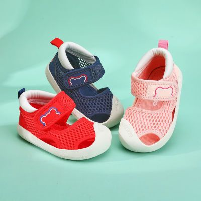 卡特兔儿童凉鞋夏季女童学步机能鞋宝宝鞋透气凉鞋小童学步鞋