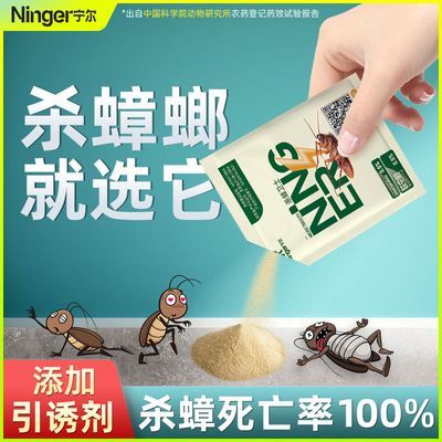 185573/蟑螂药家用非无毒强力一窝全窝室内端厨房强效除蟑螂一扫光杀蟑粉