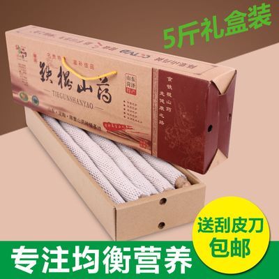 山东菏泽特产陈集铁棍山药正宗新鲜温县淮山铁杆掍怀山药5斤礼盒