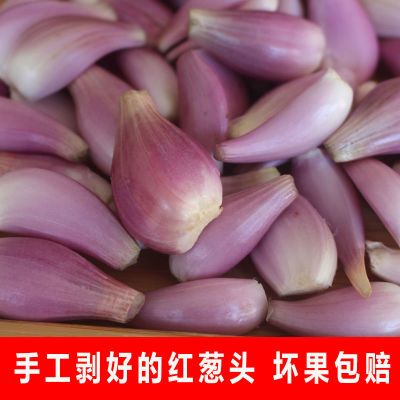 广东红葱头去皮新鲜剥皮葱头真空包装手工剥皮餐饮店红葱头商用