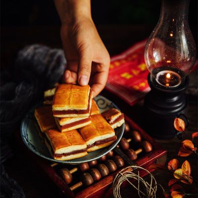 京糕饼山楂点心中式老人酸甜糕点手工传统老式天津特产吉祥山楂糕
