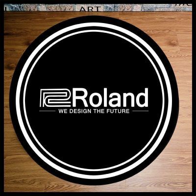 Roland罗兰电鼓地垫架子鼓防滑地垫排练室减震隔音降噪垫圆形地毯