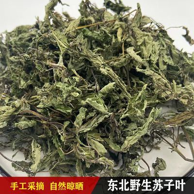 东北特产野生苏子叶干菜自然晾晒鱼汤羊汤肉酱朝族菜批发直销