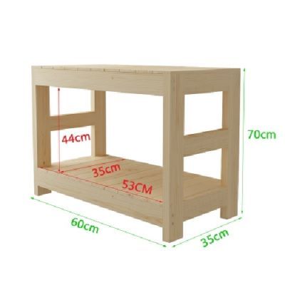 实木鱼缸架子实木桌子二层置物架落地桌面鱼缸底座底柜家用清仓
