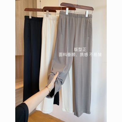 190121/2022森系100%清仓洋气秋冬款加绒爆款高档通勤长款网红百搭休闲裤