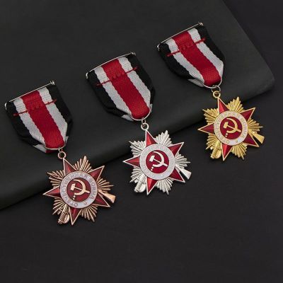 复刻苏联一级卫国荣誉勋章镰刀锤子胸章纪念章苏维埃徽章胸针配饰