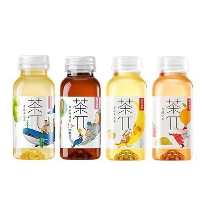 【9瓶】农夫山泉茶π饮料茶派250ml小瓶装柑普柠檬青提乌龙整箱