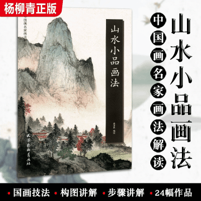 【杨柳青正版】山水小品画法中国画名家画法解读袁泽兵编绘山水画