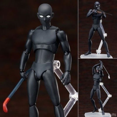 国产盒装名侦探柯南SP-089 figma真犯人 黑衣人可动手办高15cm