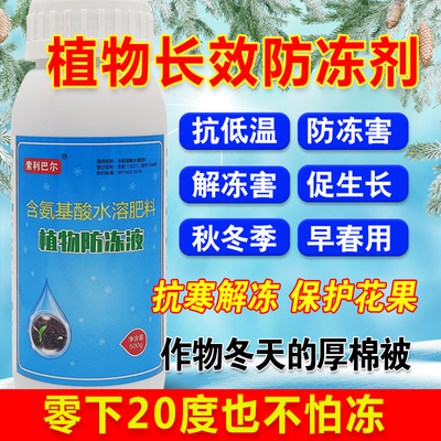 植物防冻液抗冻剂果树防寒蔬菜抗寒防冻液抗冻剂秋冬季抗低温防寒