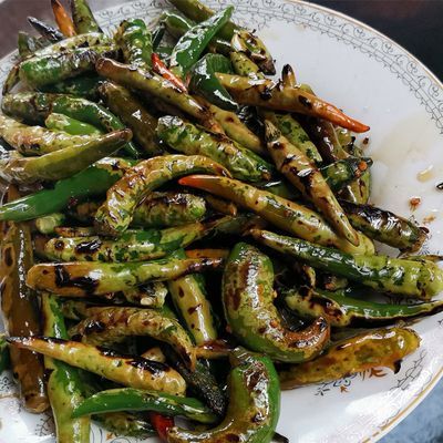 虎皮油焖酸甜烧青辣椒四川特产农家特辣拌饭拌面下饭菜手工瓶装