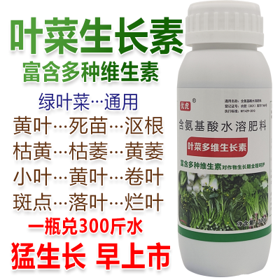 叶菜猛长蔬菜肥料叶厚叶片嫩绿青菜大白菜芹菜通用叶菜速长叶面肥