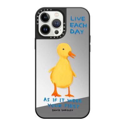 Casetify联名小黄鸭苹果13promax手机壳iPhone14pro可爱11镜面12