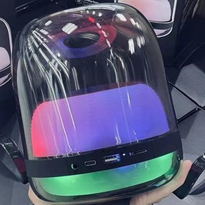 华强北哈曼智能三代4代蓝牙音响呼吸灯琉璃360度电脑桌面智能音响