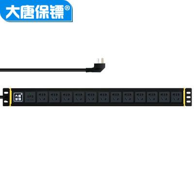 大唐保镖 PDU插排机柜插座功率4000W3米防雷12位10a输出HP7606