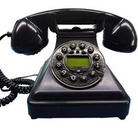 精品欧式仿古、复古电话座机、老式怀旧 旋转拨号有线固定电话