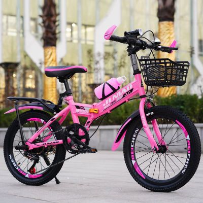 折叠儿童自行车山地车变速7-10-12-15岁男孩女孩中大童小学生单车