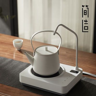 新款自动上水电陶炉家用煮茶器侧把壶玻璃陶瓷泡茶桌面抽水器台式